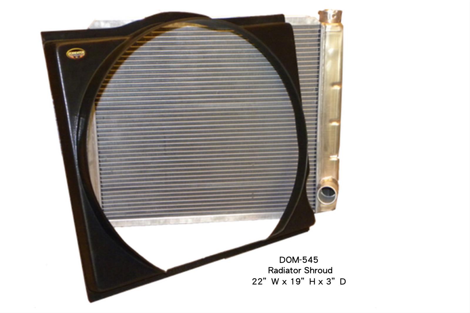 Dominator Race Products DOM545 Dominator Radiator Shrouds Summit Racing