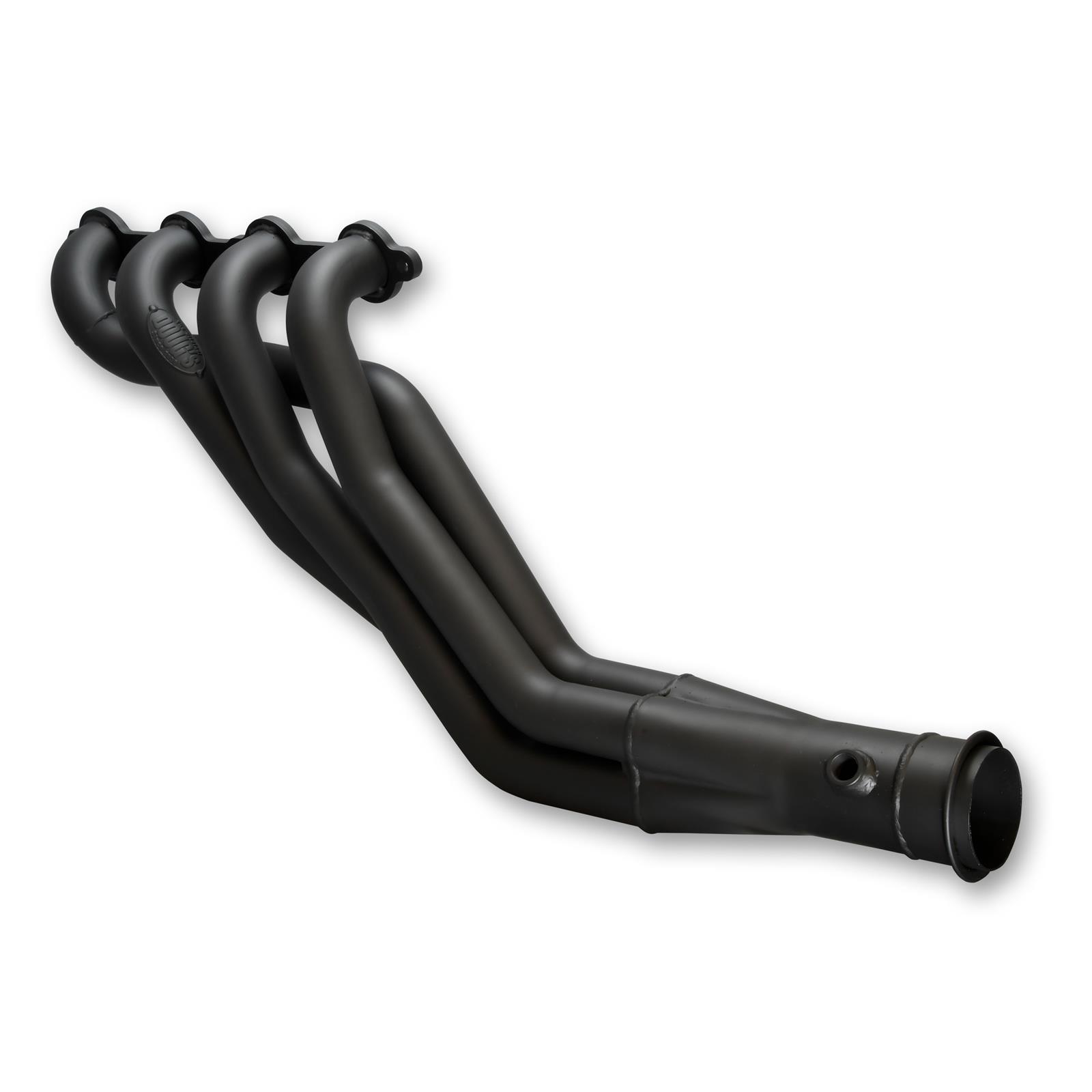 Doug's Headers D3348-B Headers, Long Tube One-piece, Steel, Black Ceramic Coated, Round Port, Chevrolet, Small Block LS, Pair thumbnail 2