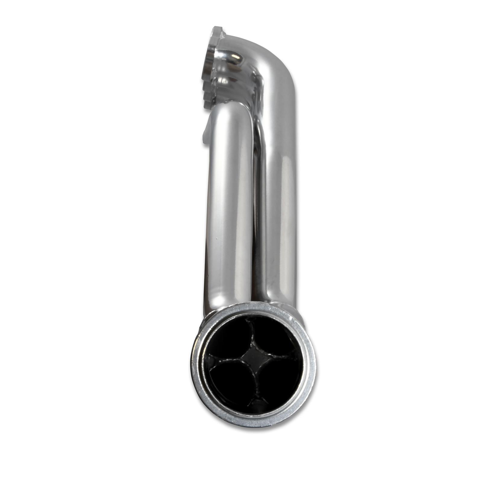 Doug's Headers D3348 Headers, Long Tube One-piece, Steel, Silver Ceramic Coated, Round Port, Chevrolet, Small Block LS, Pair thumbnail 2
