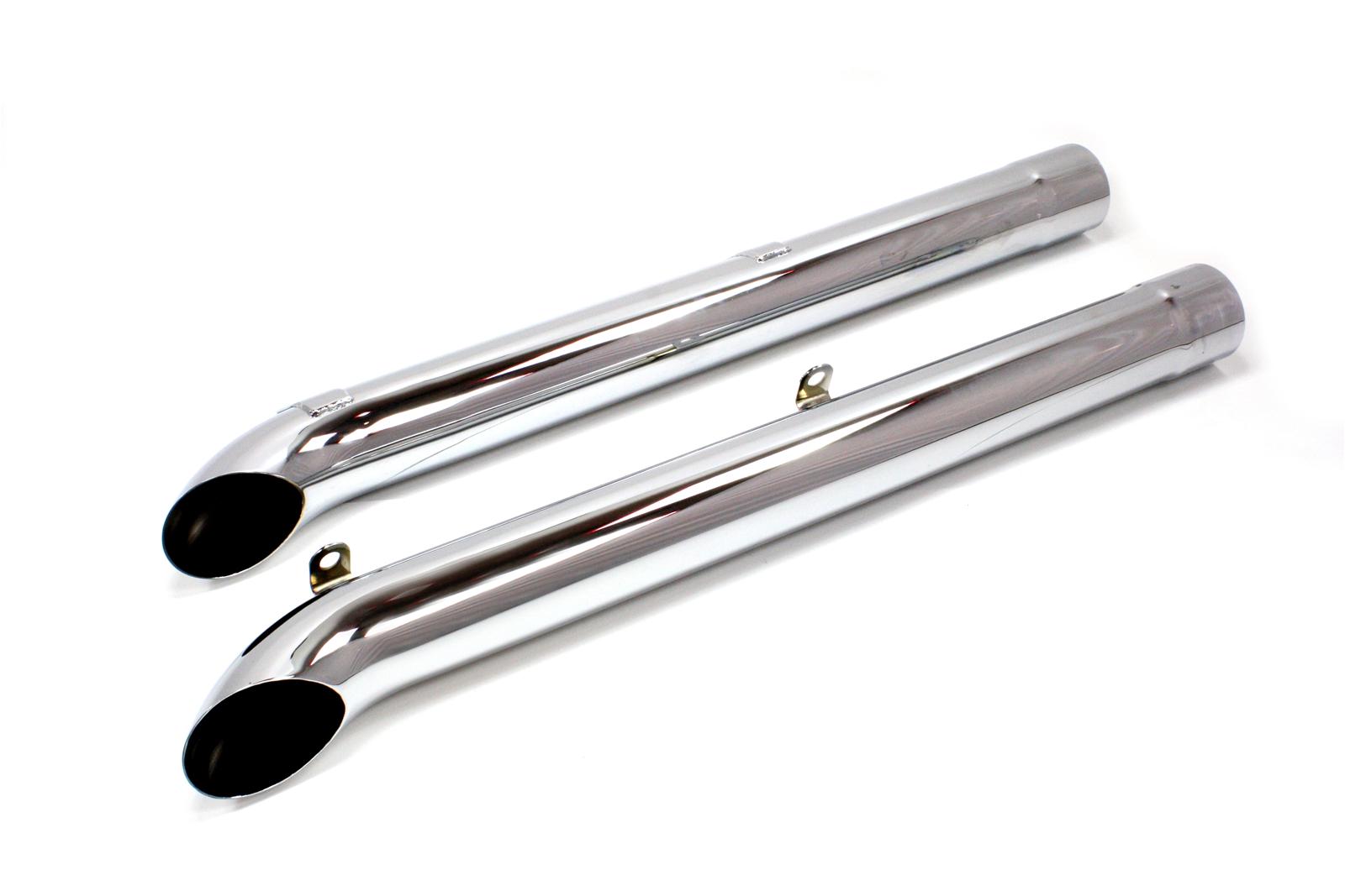Doug's Headers Side Pipes - Silver (Pair) D930