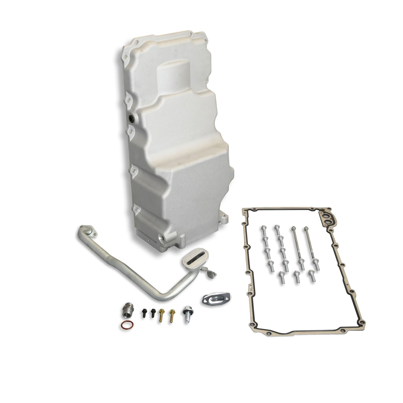 Doug's Headers Engine Swap Oil Pans SKOP100 pan, Swap, Aluminum, Natural, 5.6 Quarts, Chevy, GMC, Pontiac, Small Block LS, Kit thumbnail 2