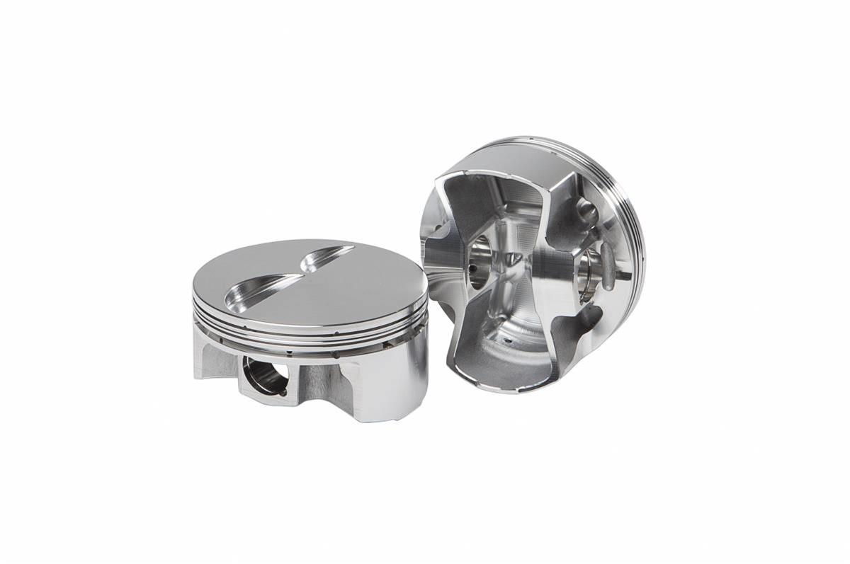 Diamond Pistons Small Block Chevy Racelite Series 11048-8 - 500HP Rated - 2618 Material - Inboard Forging - Includes Pins and Rings
