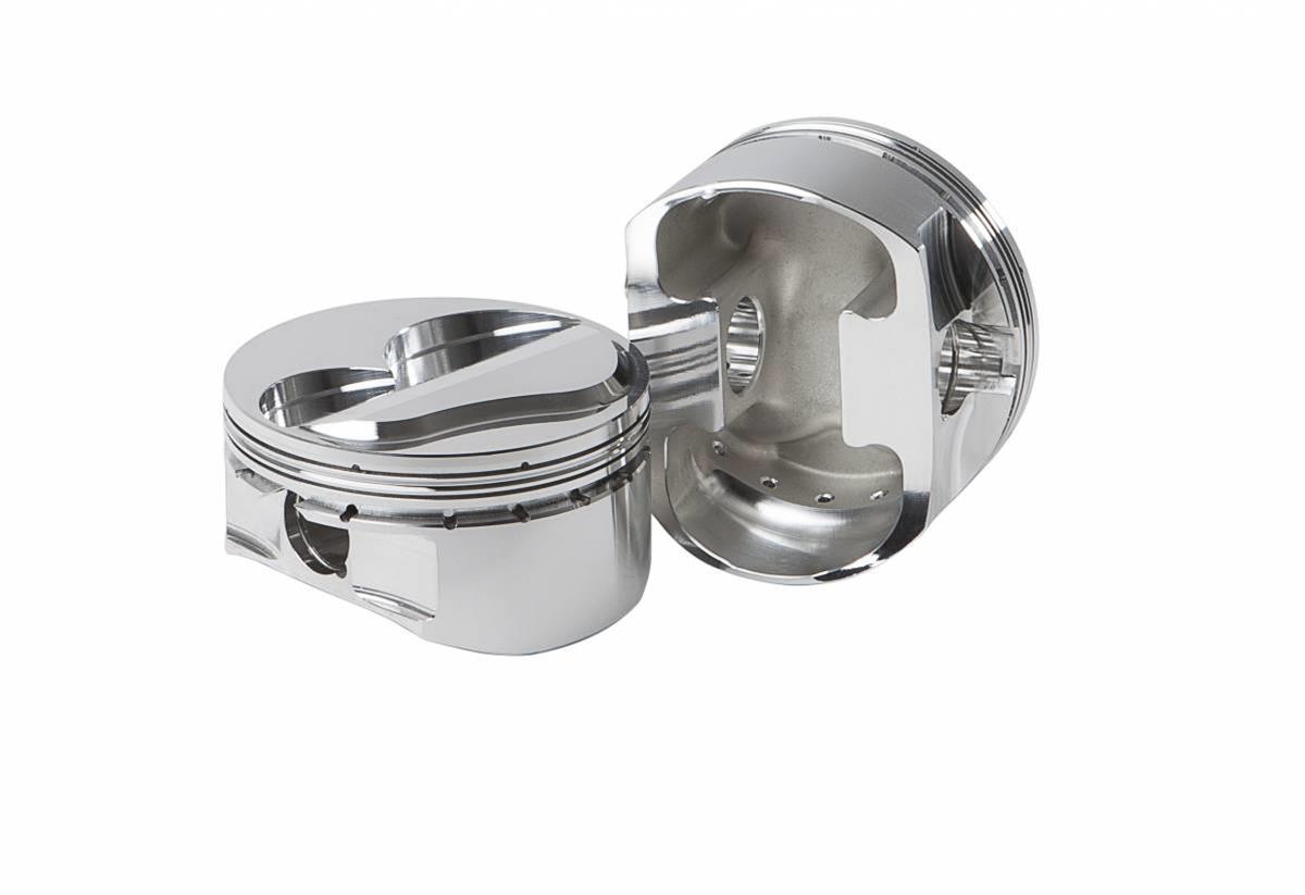Diamond Pistons Small Block 15 Degree Brodix -12 Dome Series 11876-8 Pistons, Series, -2 cc Dome, 4.135 in. Bore, Chevy, Block, Set of 8