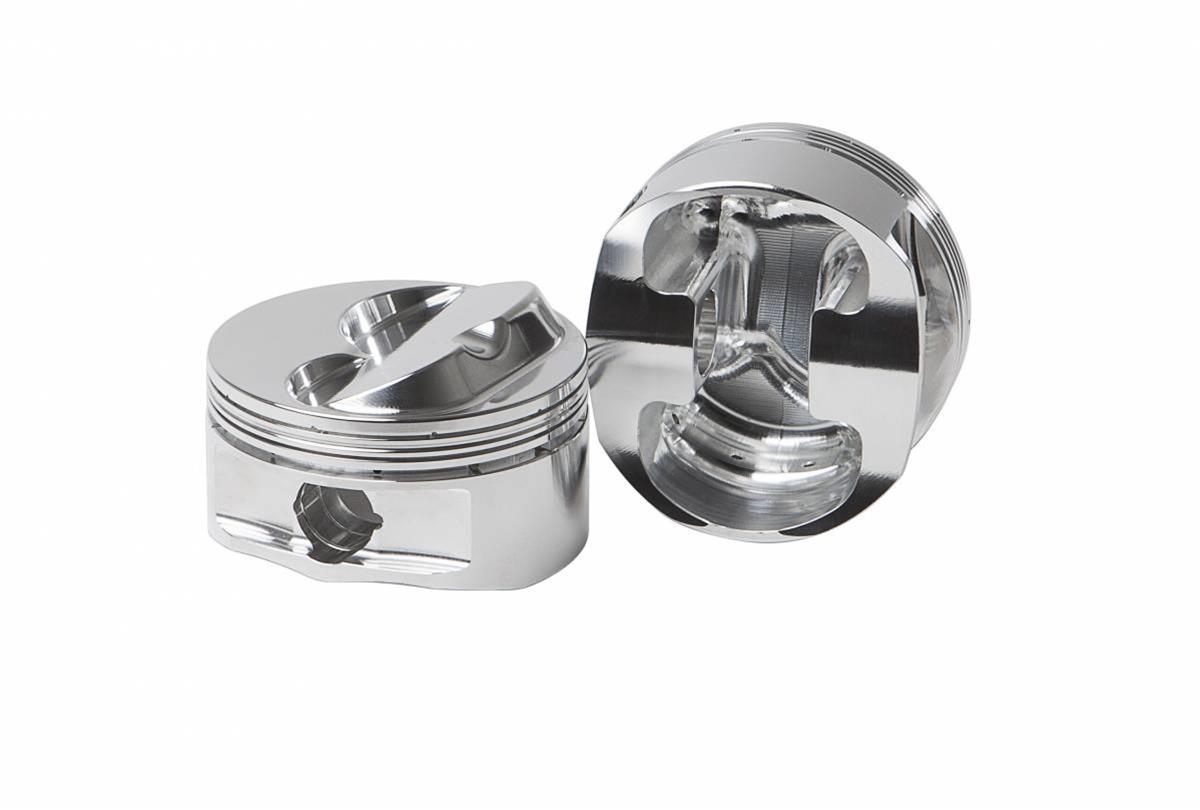 Diamond Pistons Small Block 23 Degree ASCS/USMTS Dome Series 11944-8 - 900HP Rated - 2618 Material - Includes Pins and Rings
