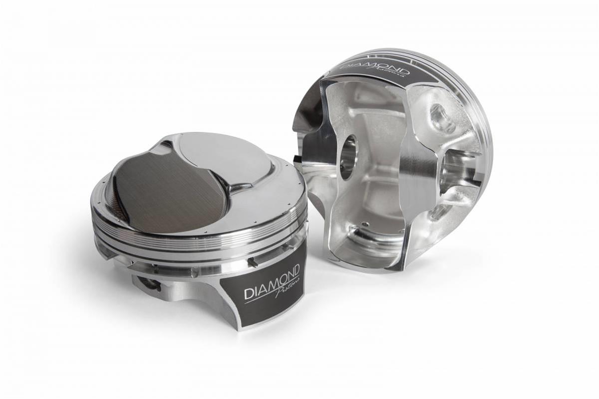 Diamond Pistons Big Block 24/26 Degree Competition Series 20006-8 - 1200HP Rated - 2618 Material - Coated Skirts - Includes Pins and Rings
