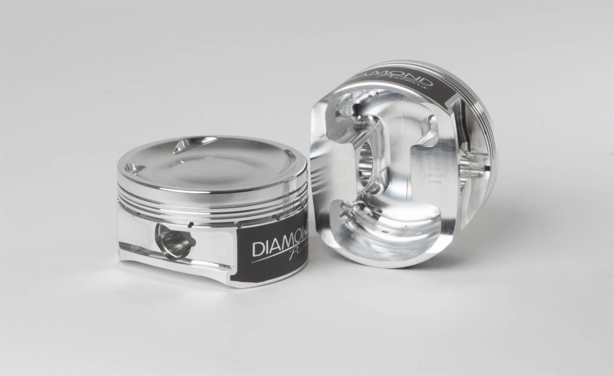 Diamond Pistons Sport Compact Series 36007-4 - 800HP Rated - 2618 Material - Coated Skirts - Includes Pins and Rings