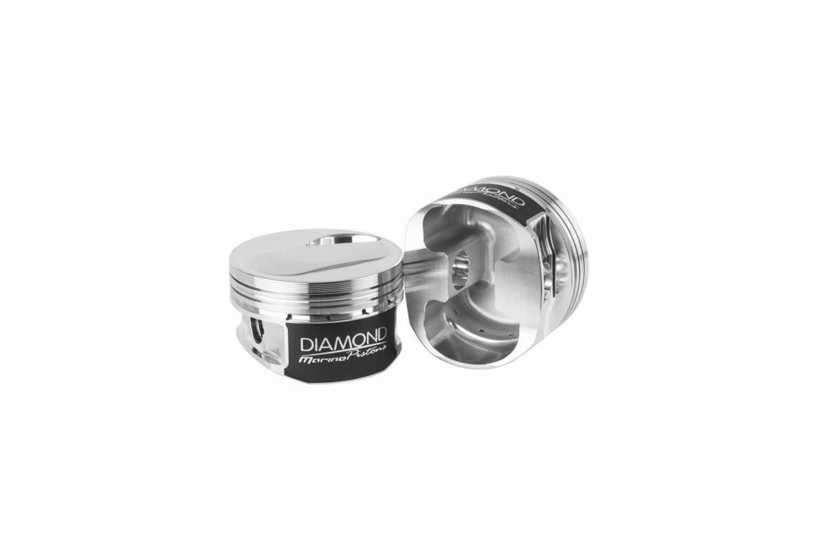 Diamond Pistons 8 Diamond Pistons Marine Series Pistons Summit Racing