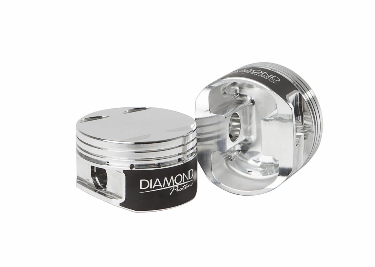 Diamond Pistons Sport Compact Series 81001-6 - 1200HP Rated - 2618 Material - Coated Skirts - Includes Pins and Rings thumbnail 2
