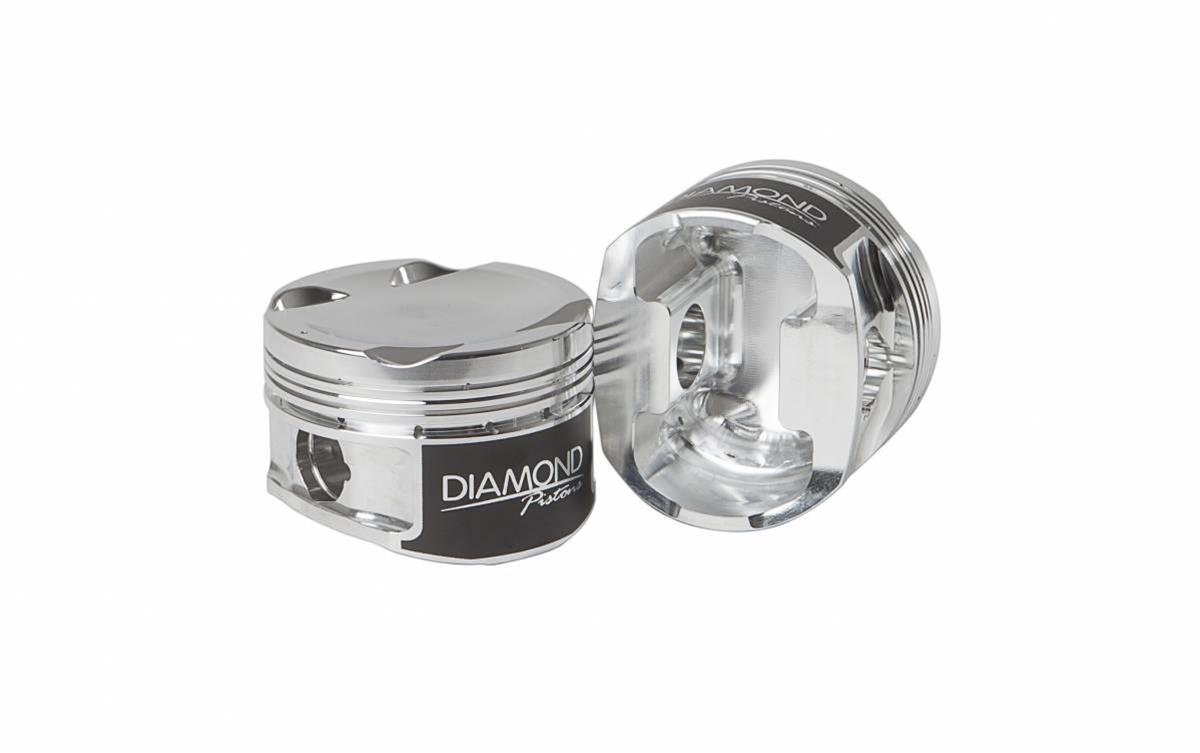 Diamond Pistons Sport Compact Series 82026-4 - 1200HP Rated - 2618 Material - Coated Skirts - Includes Pins and Rings