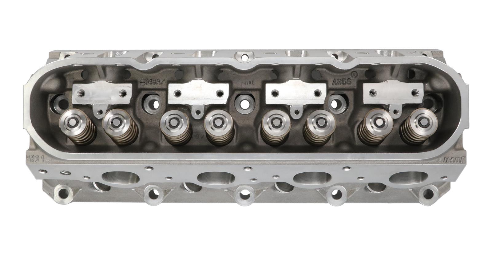 Dart Pro1 LS Cylinder Heads 11071143 Head, Pro 1 LS, Aluminum, Assembled, 68cc Chamber, 250cc Intake Runner, Chevy, Each thumbnail 5