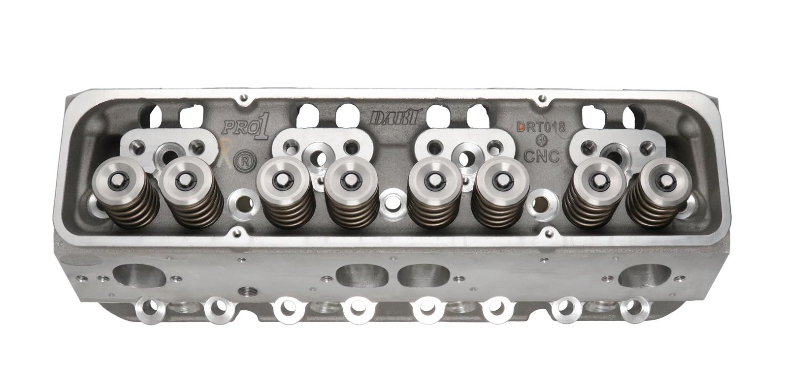 Dart Pro 1 Aluminum Cylinder Heads 11971143P Head, 1, Aluminum, Assembled, 64cc Chamber, 227cc Intake Runner, Chevy, 327, 350, 400, Each thumbnail 5