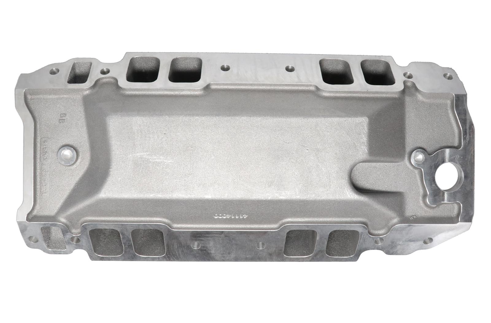 Dart Single Plane Intake Manifolds 41114000 Manifold, Plane, Aluminum, Natural, Square Bore Flange, Rectangular Port, Chevy, Big Block, Each thumbnail 6