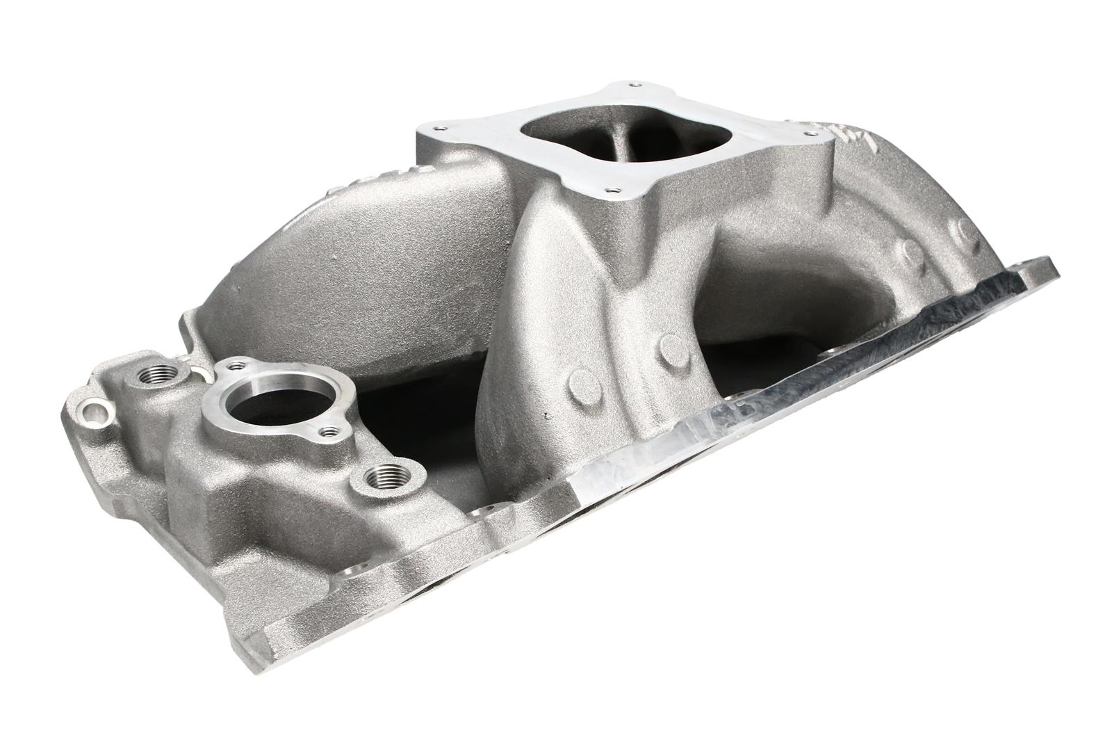 Dart Single Plane Intake Manifolds 41115000 Manifold, Plane, Aluminum, Natural, Square Bore Flange, Chevy, Rectangular Port, Tall Deck, Each thumbnail 3