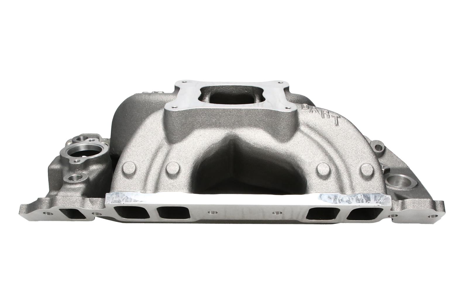 Dart Single Plane Intake Manifolds 41115000 Manifold, Plane, Aluminum, Natural, Square Bore Flange, Chevy, Rectangular Port, Tall Deck, Each thumbnail 6