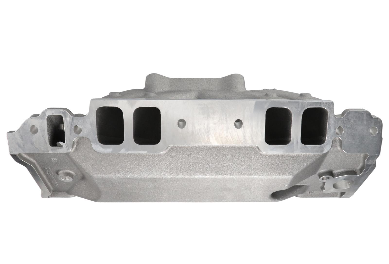 Dart Single Plane Intake Manifolds 41115000 Manifold, Plane, Aluminum, Natural, Square Bore Flange, Chevy, Rectangular Port, Tall Deck, Each thumbnail 2
