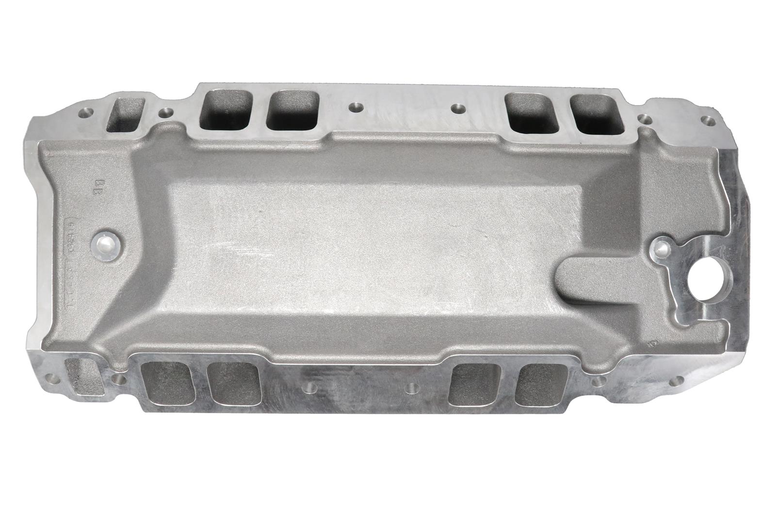 Dart Single Plane Intake Manifolds 41115000 Manifold, Plane, Aluminum, Natural, Square Bore Flange, Chevy, Rectangular Port, Tall Deck, Each thumbnail 5