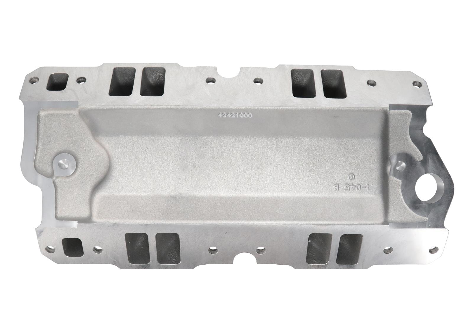 Dart Single Plane Intake Manifolds 42421000 Manifold, Plane, Aluminum, Natural, Dominator Flange, Chevy, Small Block, Each thumbnail 3