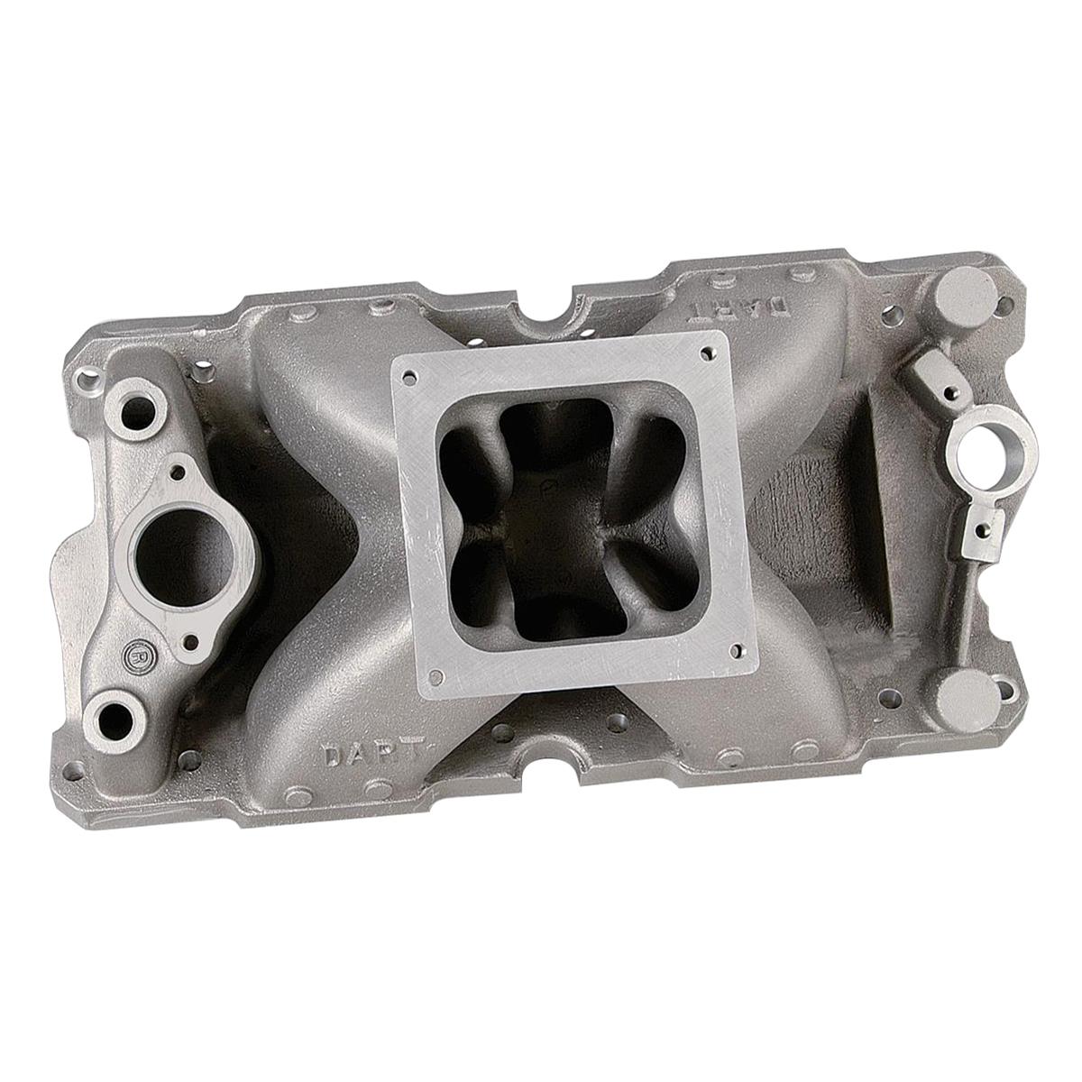 Dart Single Plane Intake Manifolds 42422000 Manifold, Aluminum, Natural, Single-Plane, Chevy, Small Block, Each