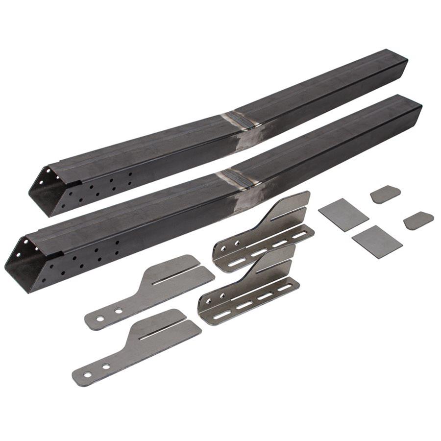 Detroit Speed Weld-On Subframe Connectors 010104DS Connectors, Weld-on, Steel, Natural, Chevy, Kit