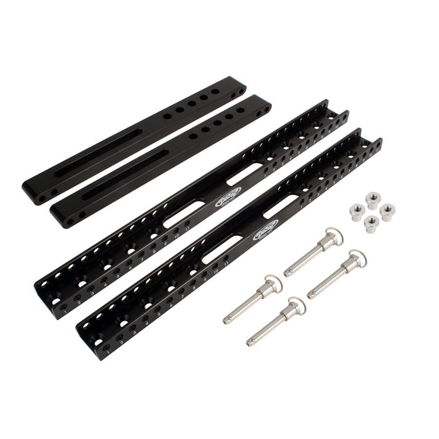 Detroit Speed Inc Seat Brackets 010111DS UNIVERSAL SEAT MOUNT KIT ADJUSTABLE