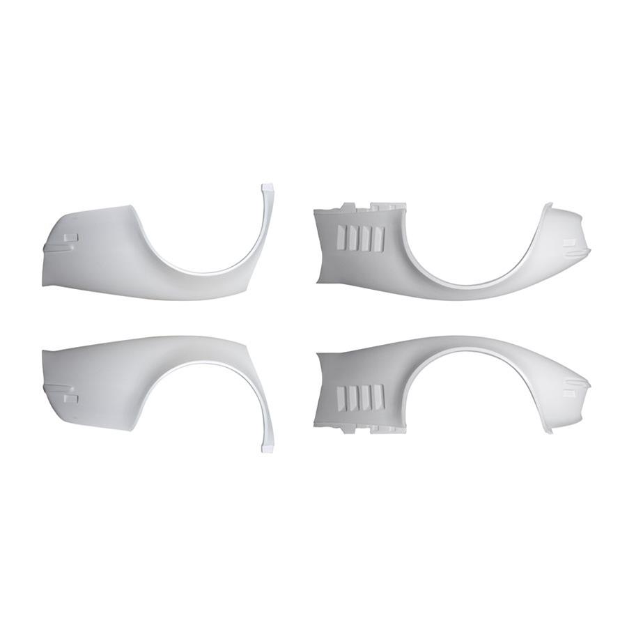 Detroit Speed Corvette Fender Flares for 1968-1972 CORVETTE - 010113DS Flares, Fiberglass, Front/Rear, White, Corvette, Kit thumbnail 2