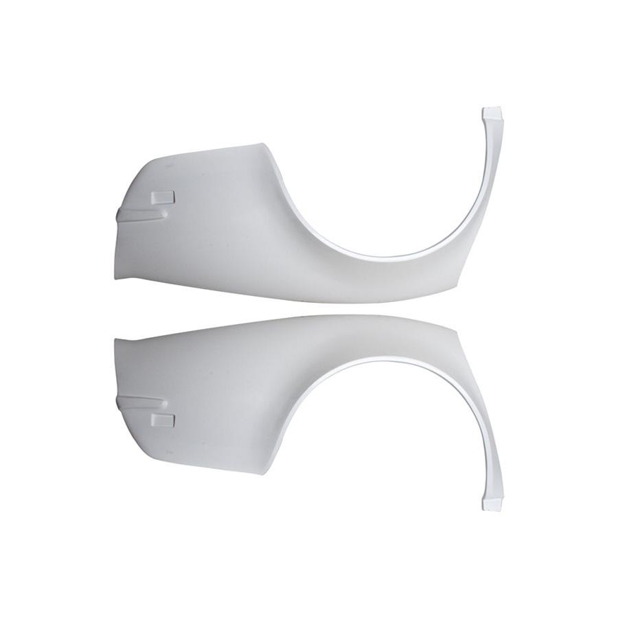 Detroit Speed Corvette Fender Flares for 1968-1972 CORVETTE - 010113DS Flares, Fiberglass, Front/Rear, White, Corvette, Kit thumbnail 3