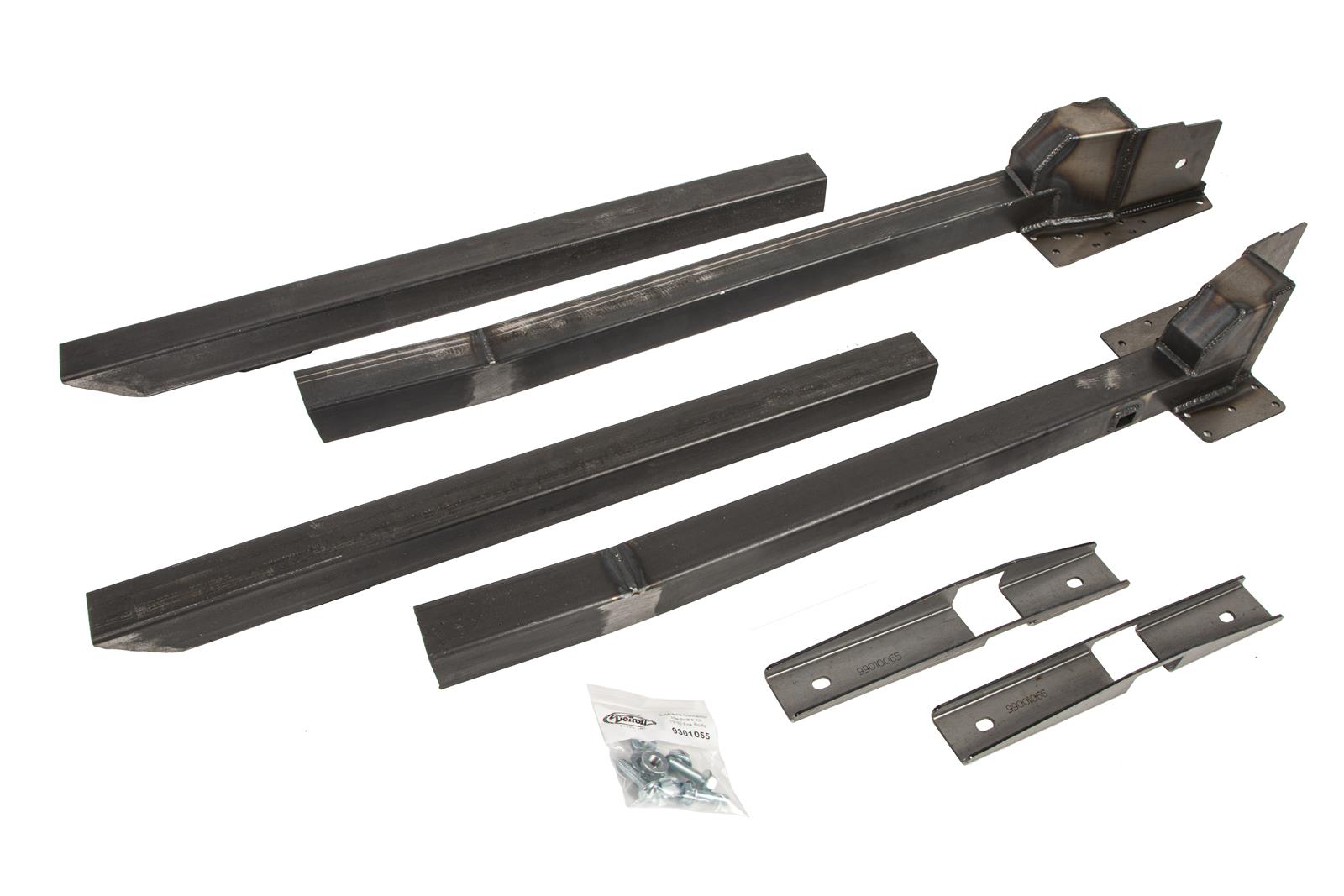 Detroit Speed Weld-On Subframe Connectors 010114DS Connectors, Weld-on, Steel, Natural, Ford, Kit