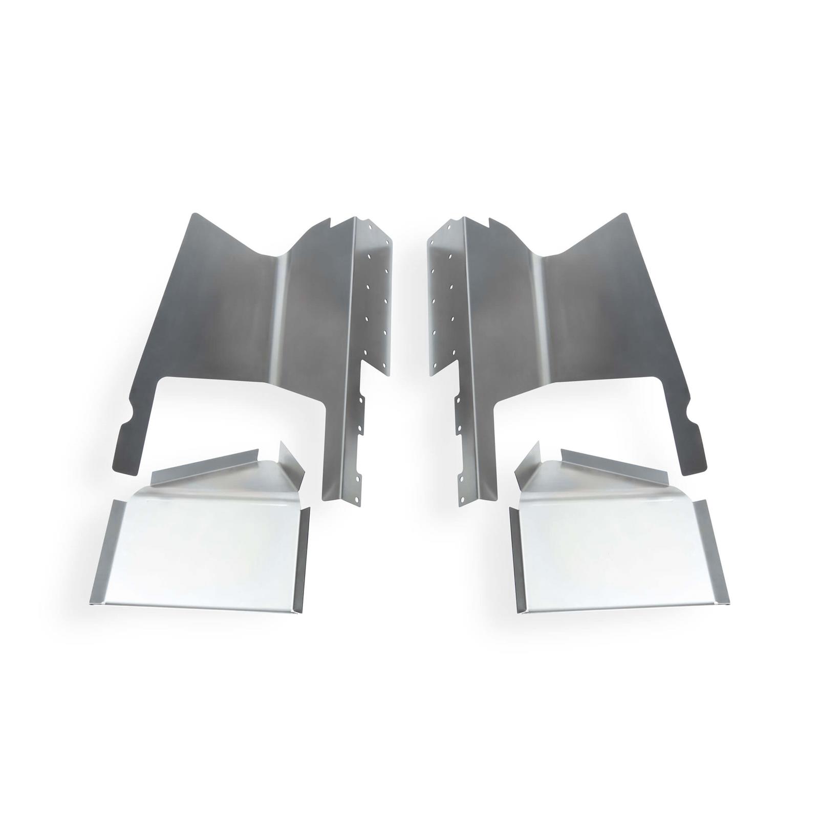 Detroit Speed Fender Apron Panels for 1979-1986 CAPRI, 1979-1993 MUSTANG - 010508DS Panels, Steel, Natural, Left and Right, Ford, Mercury, Kit