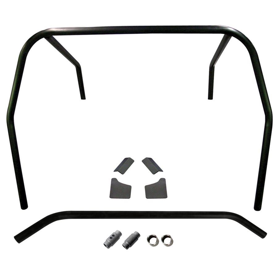 Detroit Speed Roll Cages 011301DS Cage, Street, 4-point, Mild Steel, Natural, 1.625 in. Tube Diameter, Chevy, Pontiac, Coupe Only, Kit