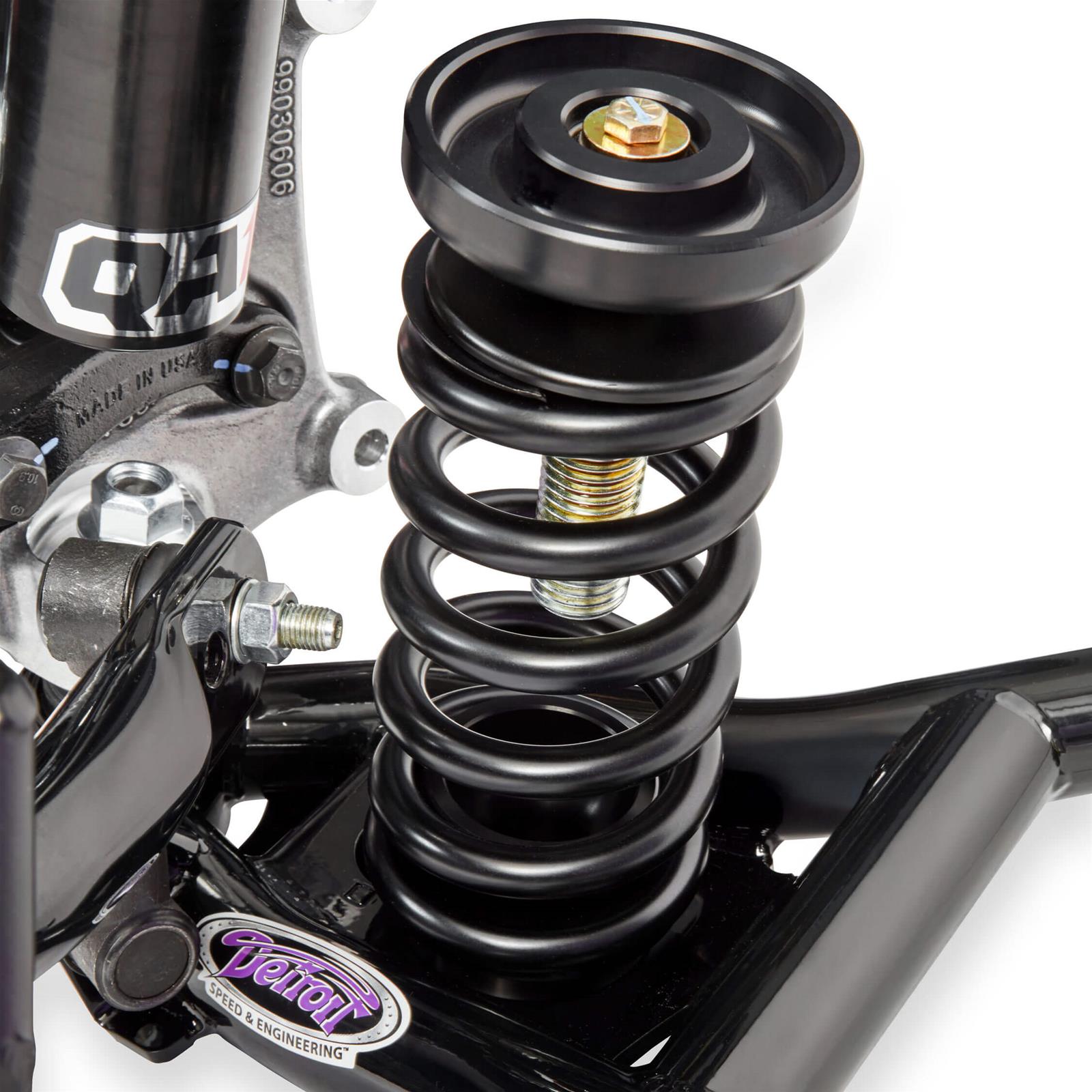 Detroit Speed Front Kit 2 Suspension Kits 031385DS Handling Package, 2, in. Drop Upraights, Coil Springs, Double Adjustable Shocks, Sway Bar, Control Arms, Front, Ford, thumbnail 2