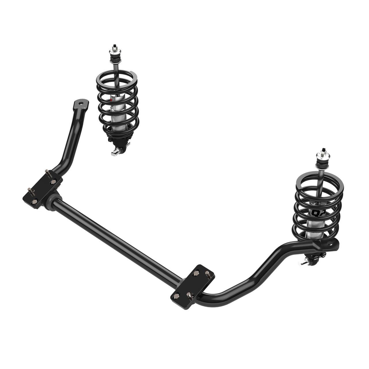 Detroit Speed Front Kit 1 Handling Packages for 1982-2004 S10, 1982-1990 S15, 1991-2004 SONOMA - 031387DS Suspension Package, 1, 2.50 in. Drop, 18-Position Double Adjustable Coilovers, 575 lb./in. Springs, Tubular Sway Bar, Chevy, GMC,