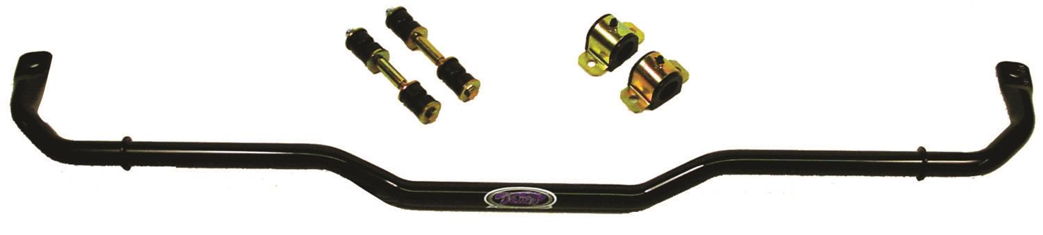 Detroit Speed Tubular Anti-Roll Bars 031401DS Sway Bar, Tubular, Front, Hollow, Steel, Black Powdercoated, 1.125 in. Diameter, Buick, Chevy, Pontiac, Kit
