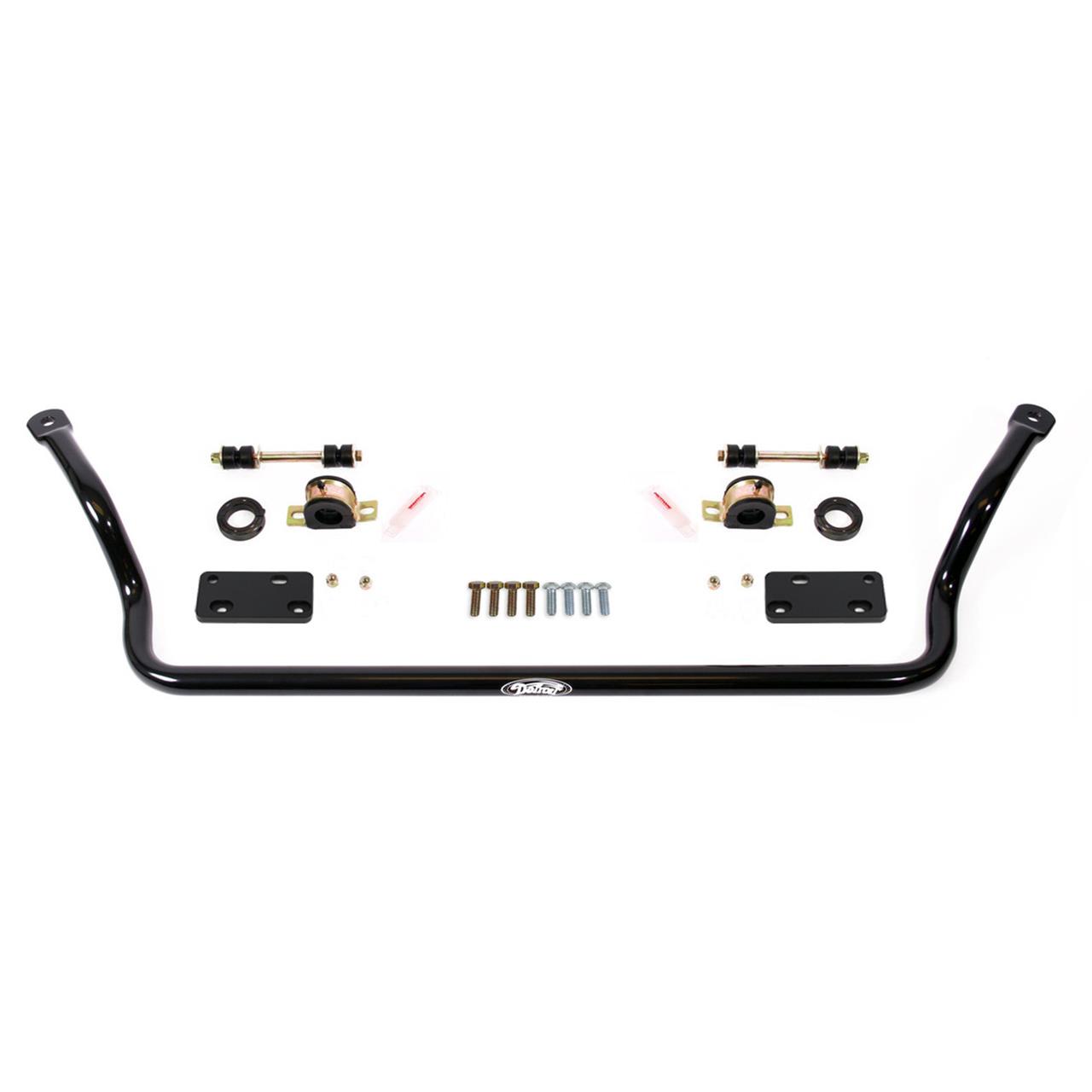 Detroit Speed Tubular Anti-Roll Bars for 1982-2003 S10, 1982-1990 S15, 1991-2003 SONOMA - 031424DS Sway Bar, Tubular, Front, Hollow, Steel, Black Powdercoated, 1.438 in. Diameter, Chevy, GMC, Kit