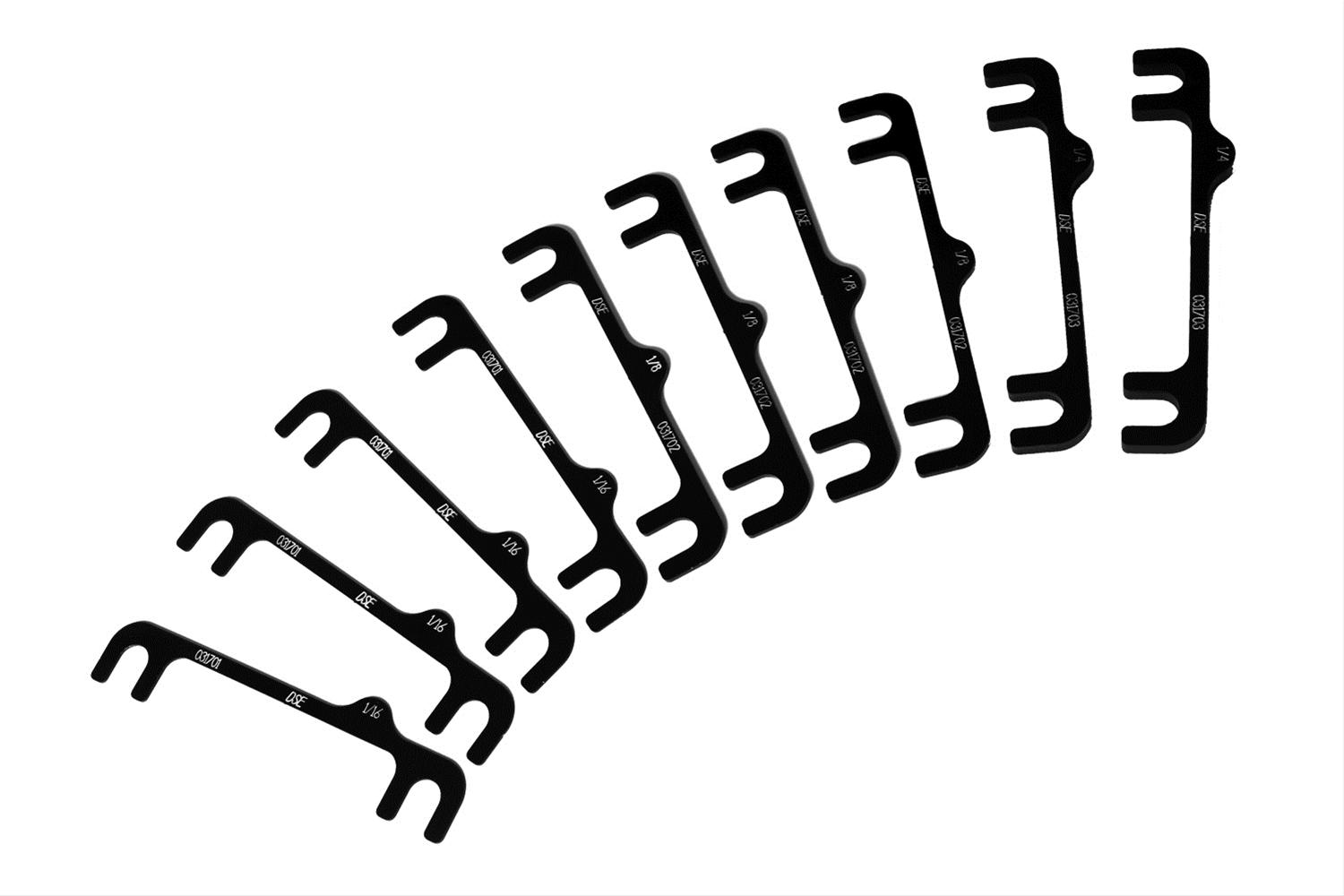 Detroit Speed Track Kit Camber Shims 031715DS Alignment Camber, Control Arm Spacer, One Front Wheel, Set of 10