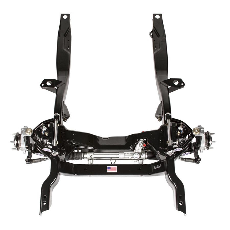 Detroit Speed Hydroformed Subframes 032004DS Subframe, Hydroformed, Steel, Black Powdercoated, 450 lb/in. Spring Rate, Power Rack, Chevy, Pontiac, Kit thumbnail 4