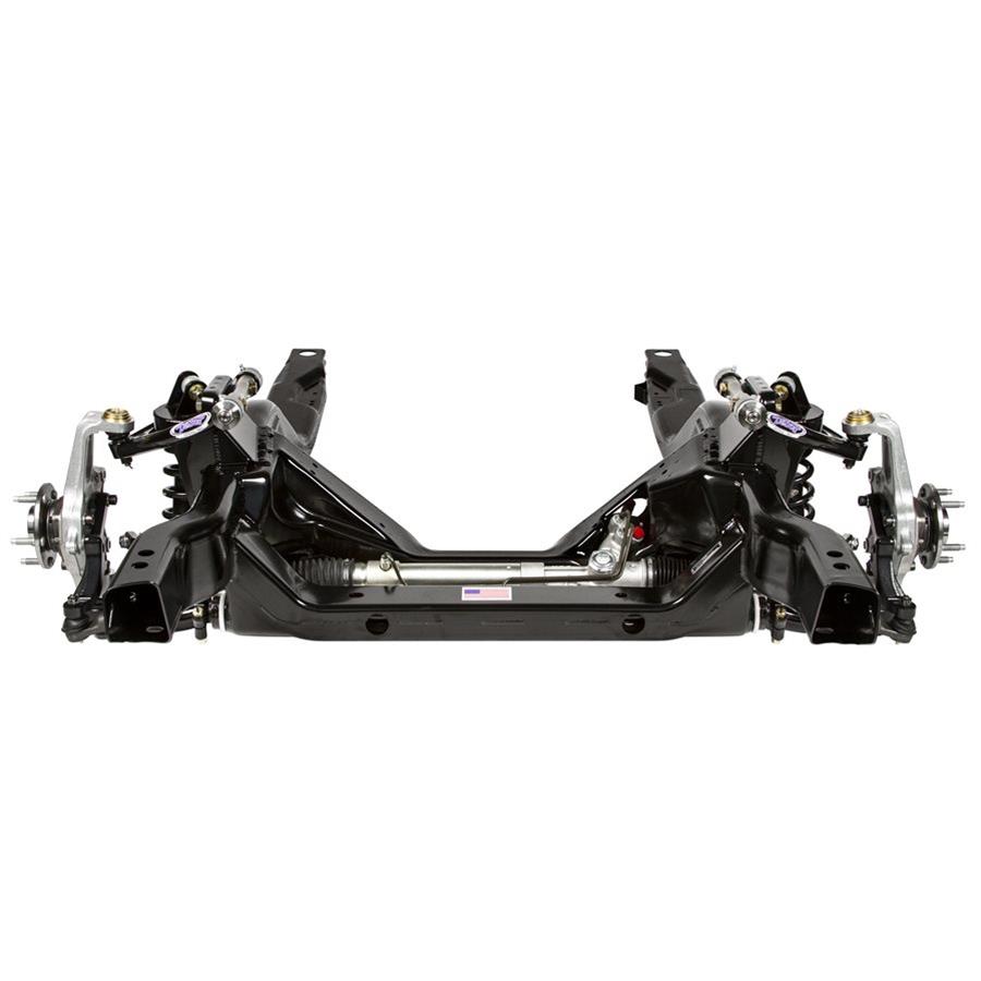 Detroit Speed Hydroformed Subframes 032004DS Subframe, Hydroformed, Steel, Black Powdercoated, 450 lb/in. Spring Rate, Power Rack, Chevy, Pontiac, Kit thumbnail 5