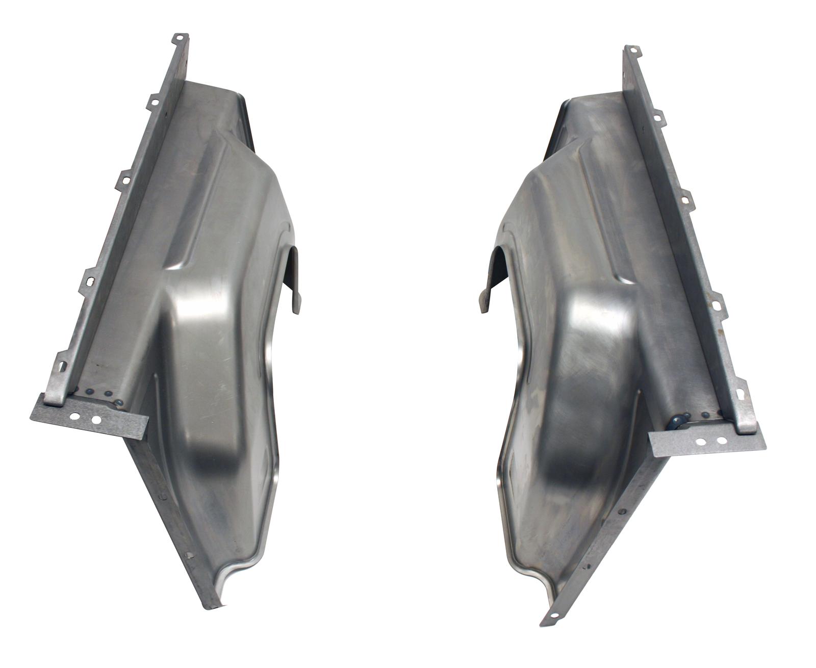 Detroit Speed Inner Fenders 032035DS Fenders, Inner, Steel, Natural, Chevy, Pair