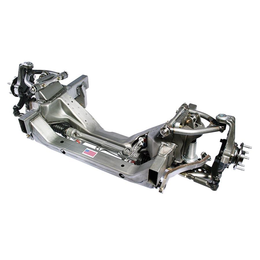 Detroit Speed X-Gen 595 Front Suspension Modules 032044DS Package, Series X-Gen, Steel, Black Powdercoated, Power Rack, Kit