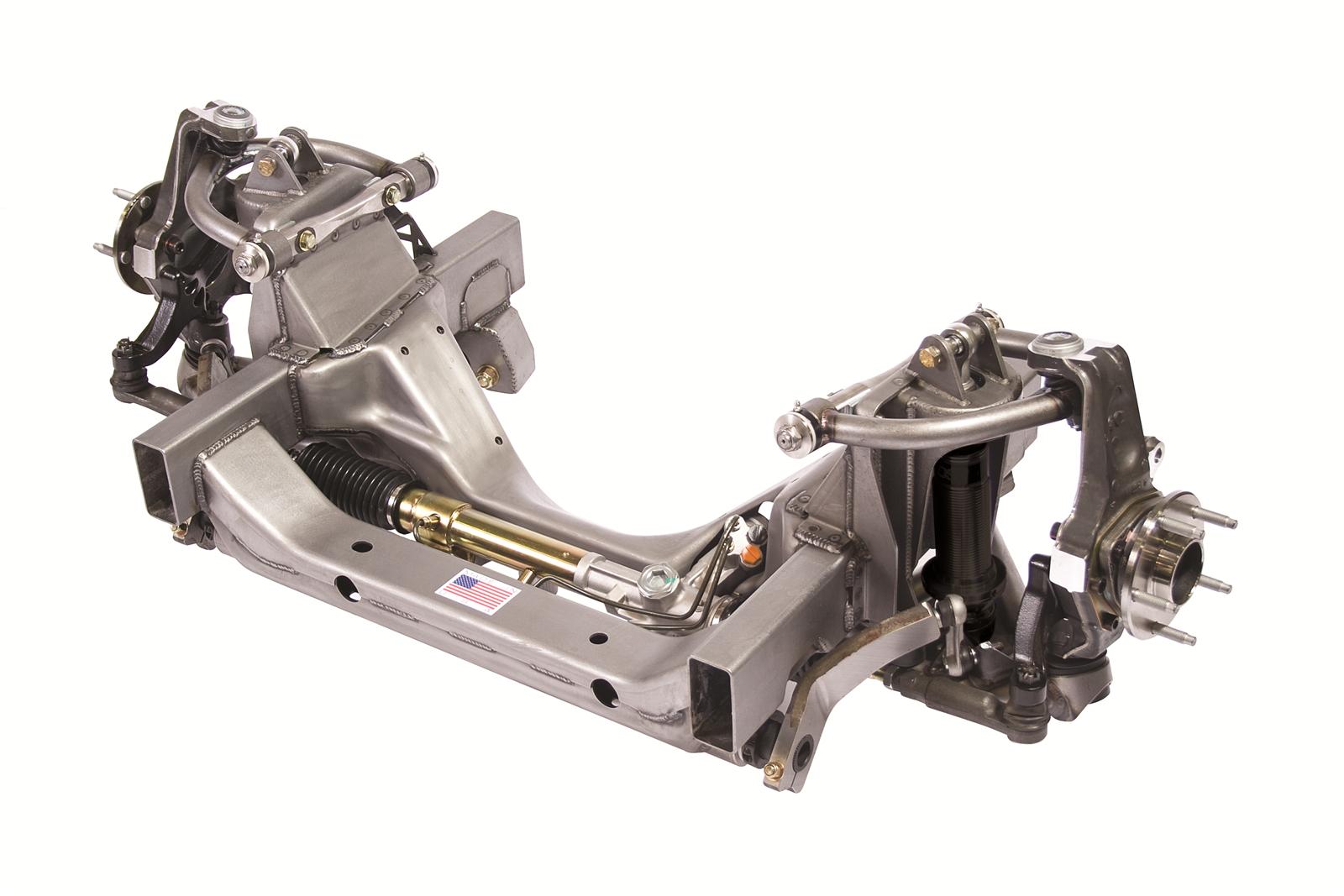 Detroit Speed X-Gen 595 Front Suspension Modules 032044-SDS Package, Series X-Gen, Steel, Black Powdercoated, Power Rack, Kit