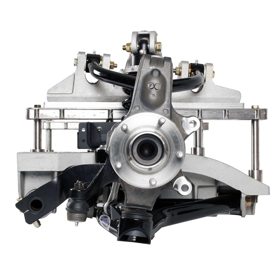 Detroit Speed Aluma-Frame Front Suspension Packages 032050-SDS Package, Aluma-Frame, Aluminum/Steel, Natural/Black, Power Rack, Ford, Kit thumbnail 2
