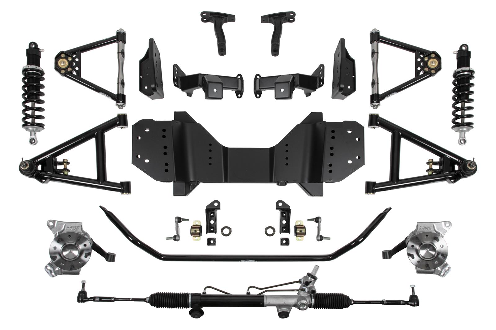 Detroit Speed SpeedMAX Front Suspension Packages 032080-DDS Package, Dual 5 x 5 and 5 x 4 3/4 in. Bolt Patterns, Double Adjustable Coilovers, Chevy, GMC, Kit