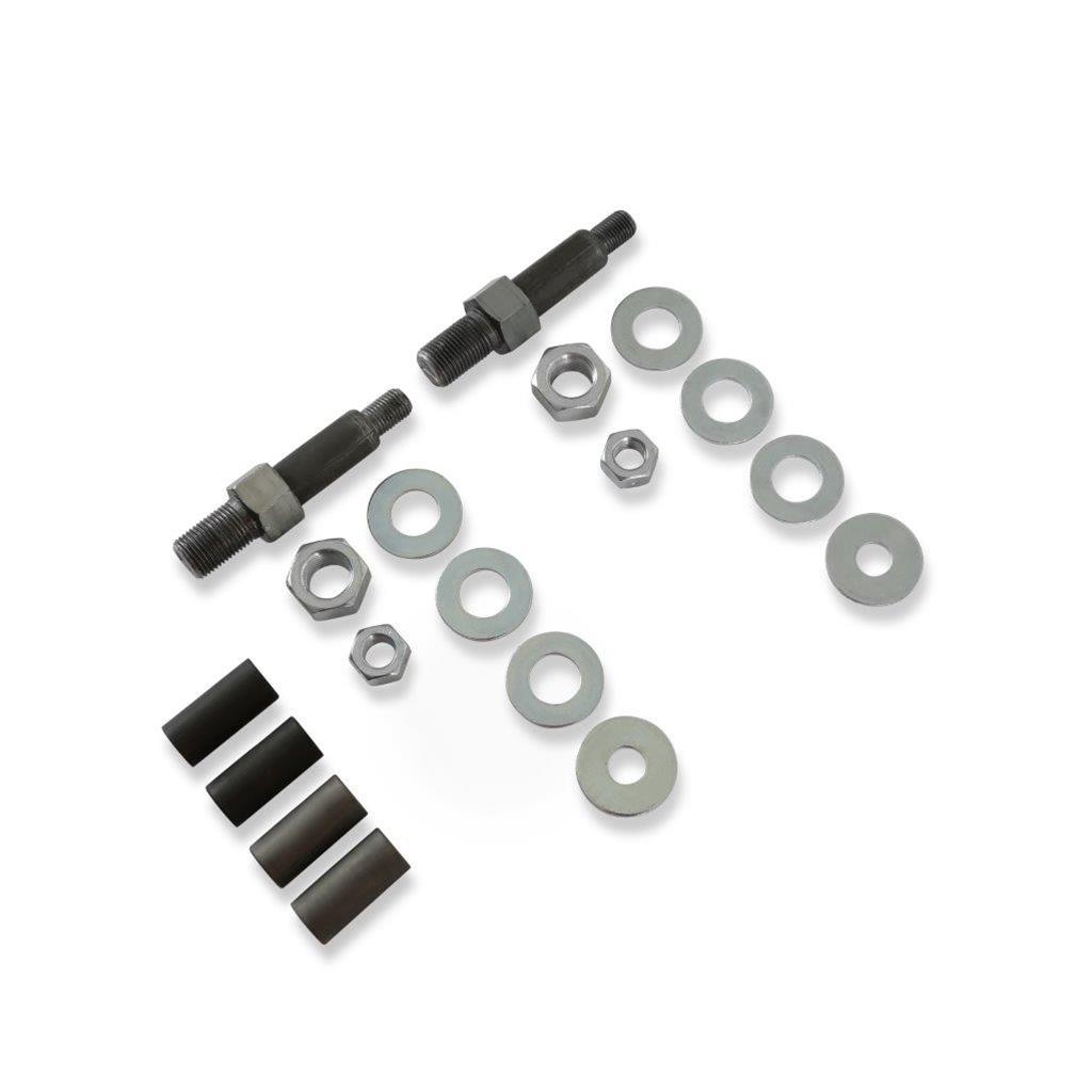 Detroit Speed Track Bar Relocation Brackets 040118DS Bracket, Adjustable, Bolt-On, Steel, Black Powdercoated, Chevrolet, GMC, Kit thumbnail 6