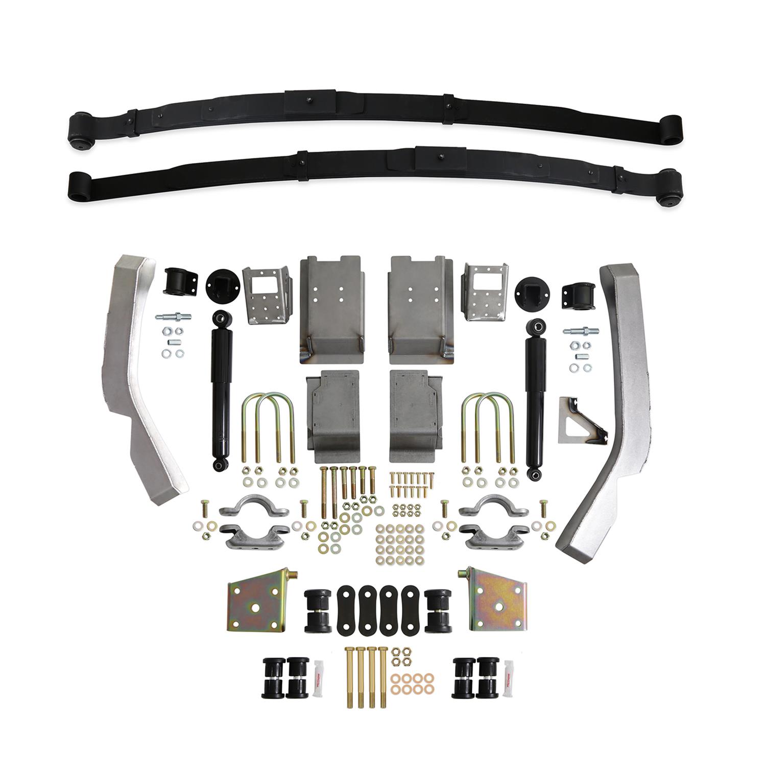 Detroit Speed 1962-67 X-Body Mini-Tub Leaf Spring Kits 041228DS Kit, 2.00 in. Drop, Buick, Chevy, Kit thumbnail 3
