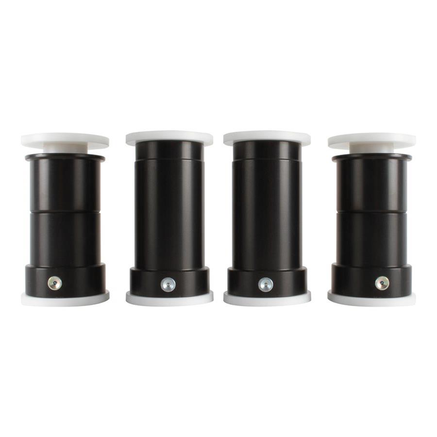 Detroit Speed Leaf Spring Bushings 041403DS Bushings, Rear, Delrin, Black, Buick, Chevy, Oldsmobile, Pontiac, Kit