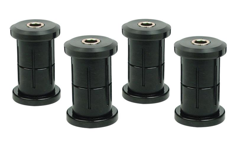 Detroit Speed Leaf Spring Bushings 041503DS Bushing, Delrin, Black, Buick, Chevy, Oldsmobile, Pontiac, Kit