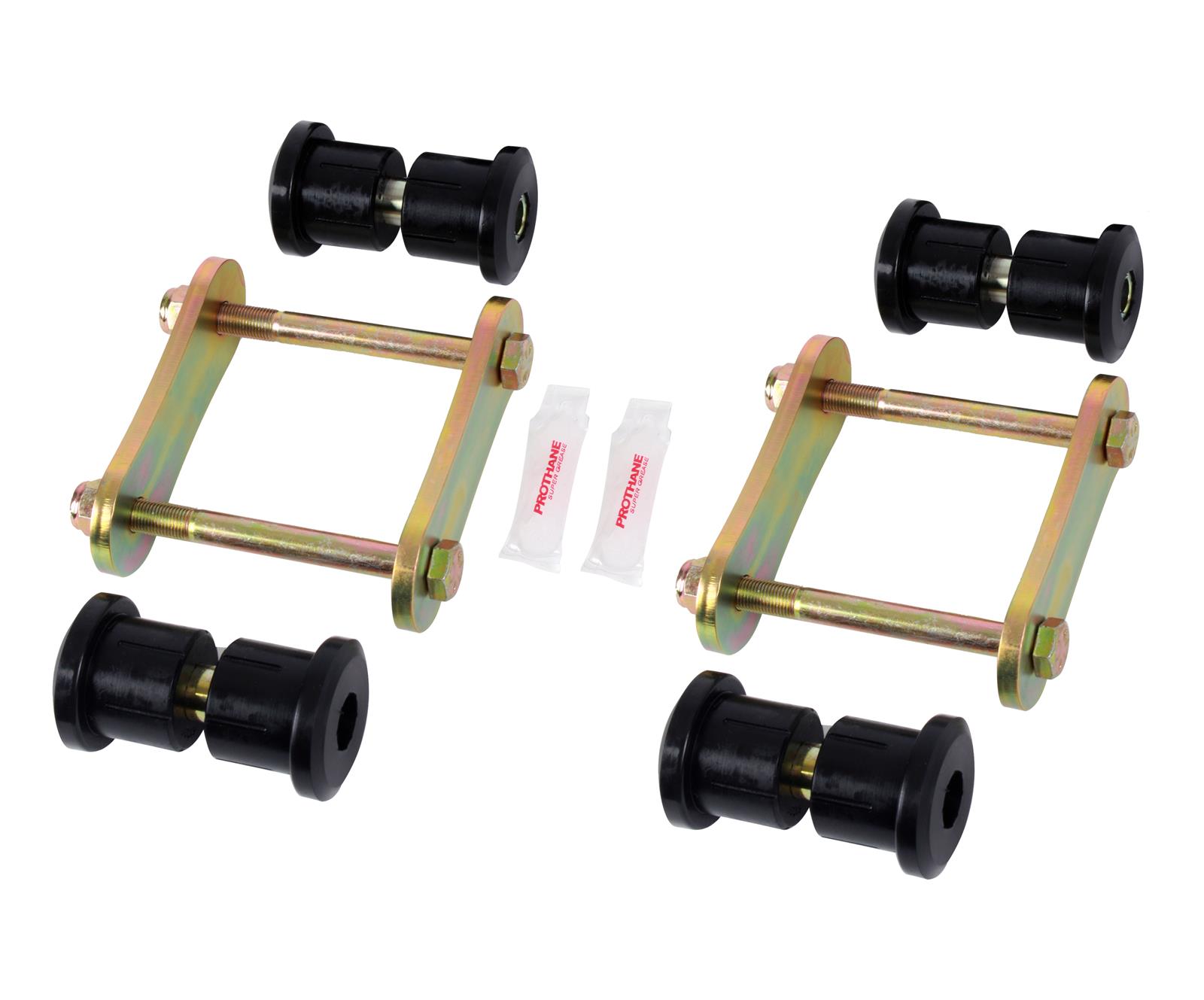Detroit Speed Inc Shackle Bushings 041511DS URETHANE LEAF SPRING HD SHACKLE KIT