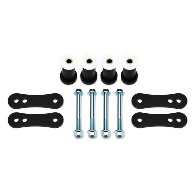 Detroit Speed Heavy-Duty Shackle Kits for 1982-2003 S10, 1982-1990 S15, 1991-2003 SONOMA - 041512DS Shackles, Heavy-Duty, Delrin® Bushings, Chevy, GMC, Kit
