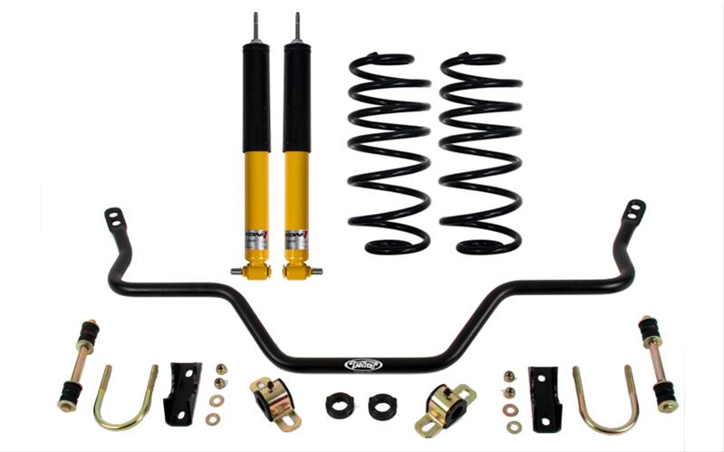 Detroit Speed Rear 1 Kits 041640DS Suspension Packages, Kits, Gas-charged Monotube, Springs, Sway Bar, Black, Pontiac, Kit