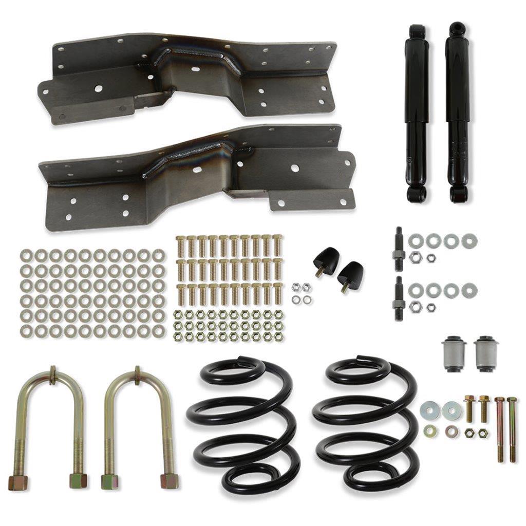 Detroit Speed Rear 1 Kits 041651DS Kit 1, Gas Shocks, 5.5 in. Lowering Springs, Chevrolet, GMC, Kit thumbnail 2