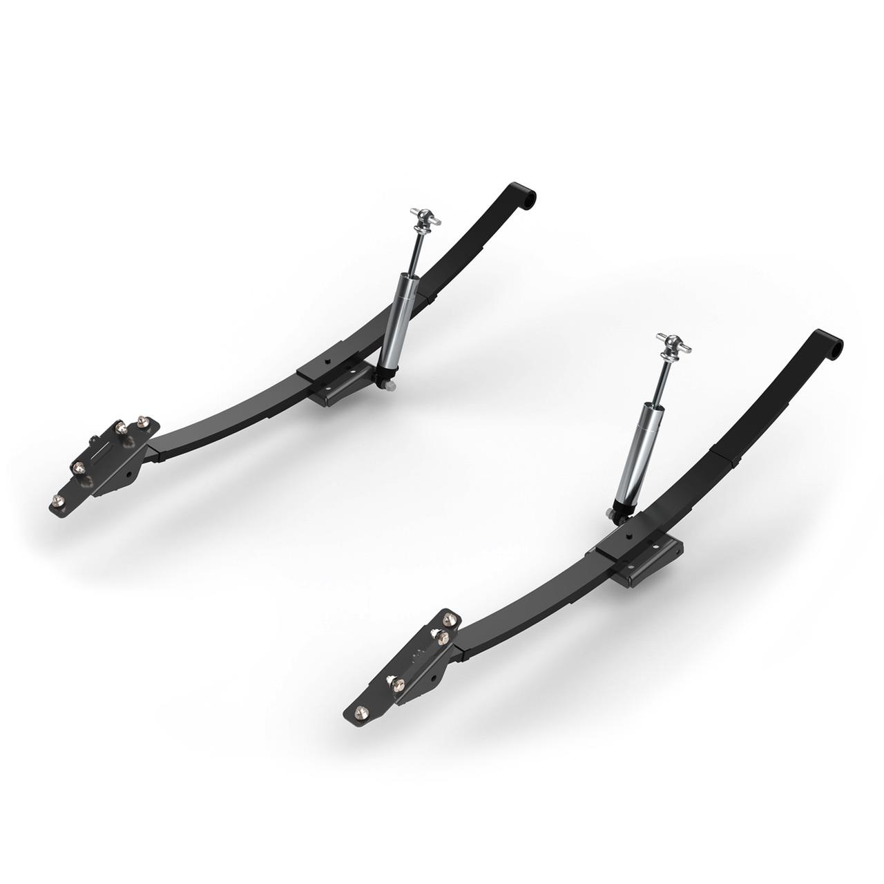 Detroit Speed Rear 1 Kits for 1982-2003 S10, 1982-1990 S15, 1991-2003 SONOMA - 041653DS Suspension Package, 3 in. Drop, Double Adjustable, Monotube, Black Leaf Spring, Chevrolet, GMC, Kit
